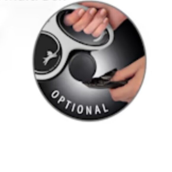 FLEXI COMORT RETRACTABLE TAPE DOG LEASH -25FT- GRAY/BLACK-- GERMAN DESIGN LARGE - Picture 13 of 13